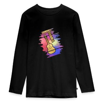 Cadeau pour Diana - T-shirt manches longues Premium Ado - noir - Devant - AI Model Kid Female (0cm)