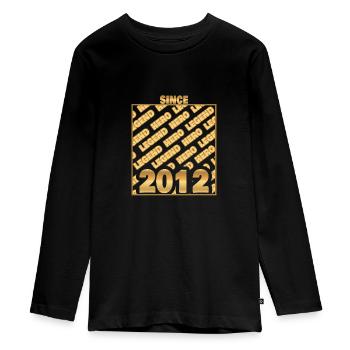 Legend 2012 - Teenager Premium Organic Long Sleeve Shirt - black - Front - AI Model Kid Female (0cm)
