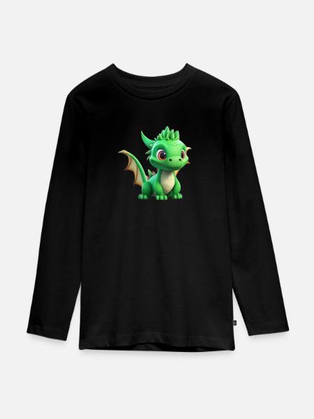 Spike - T-shirt manches longues Premium Ado - noir