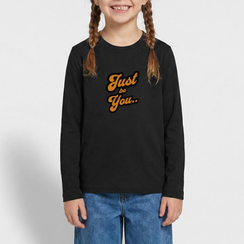 Soyez simplement vous-même positif Déclaration T-shirt manches longues Premium Ado