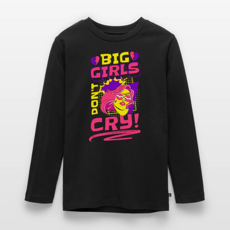 Comic Comics Speech Bubble Colorful Teenager Premium Organic Long Sleeve Shirt
