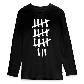 18. Geburtstag - Teenager Premium Bio Langarmshirt - Schwarz - Vorne - AI Model Kid Female (0cm)