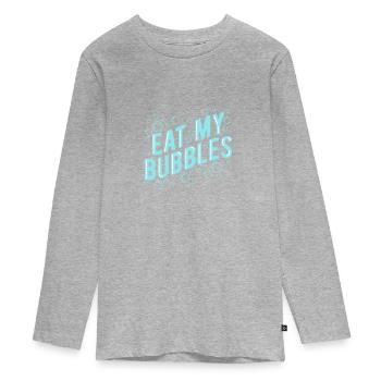 Nageurs - T-shirt manches longues Premium Ado - gris chiné - Devant