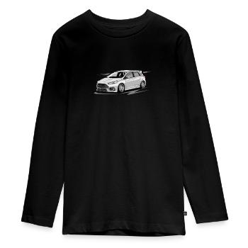 Focus MK3 RS sans pilote - T-shirt manches longues Premium Ado - noir - Devant - AI Model Kid Female (0cm)