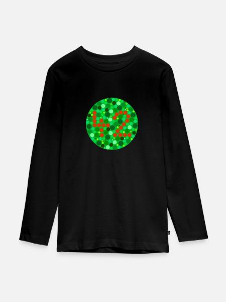 42 - Teenager Premium Bio Langarmshirt - Schwarz