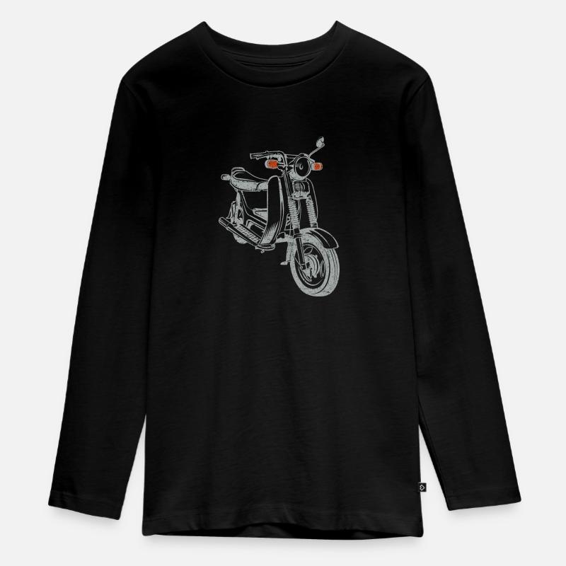 Simson SR50 SR80 - T-shirt manches longues Premium Ado - noir