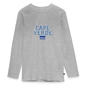 Cap-Vert - T-shirt manches longues Premium Ado - gris chiné - Devant