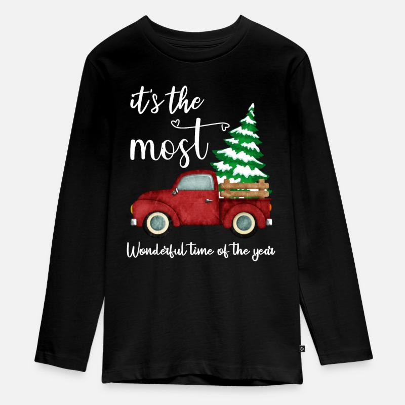 C’est la période la plus merveilleuse de l’année - T-shirt manches longues Premium Ado - noir