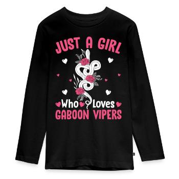Propriétaires de serpents - T-shirt manches longues Premium Ado - noir - Devant - AI Model Kid Female (0cm)