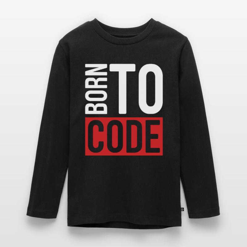 Programmierer Coder Software Entwickler Teenager Premium Bio Langarmshirt