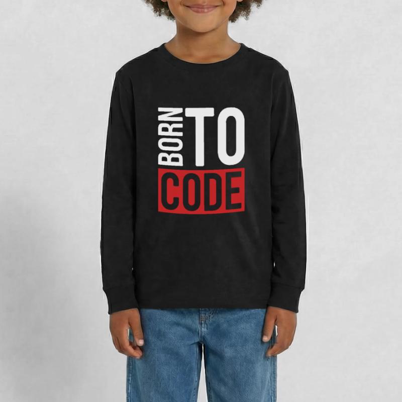 Programmierer Coder Software Entwickler Teenager Premium Bio Langarmshirt