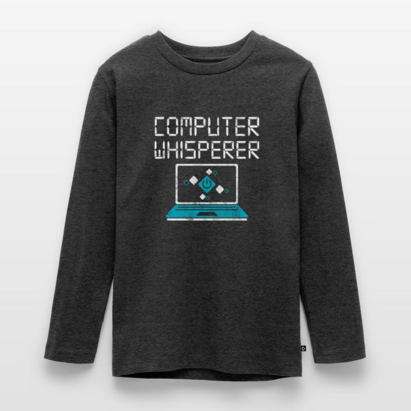 Computer Nerd Programmeur PC Cadeau informatique T-shirt manches longues Premium Ado