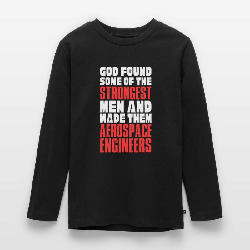 Space Engineer Aeronautical Engineer Teenager Premium Organic Long Sleeve Shirt