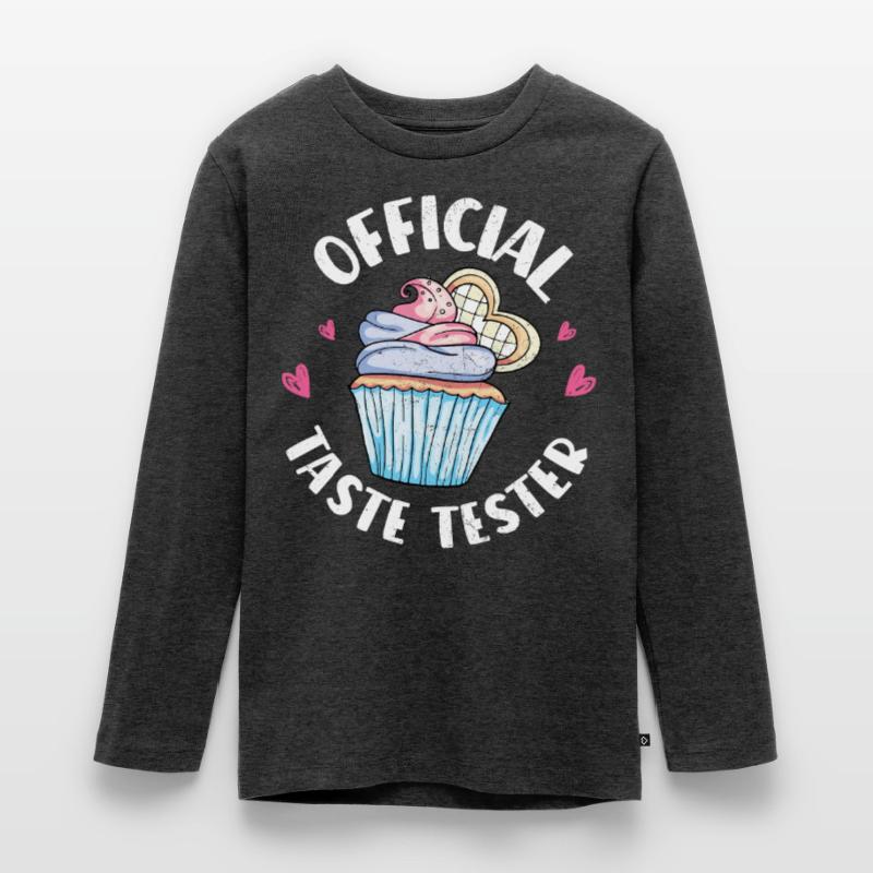 Cupcake Premium økologisk langærmet T-shirt til teenagere