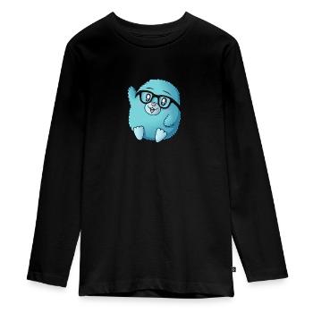 Das Bärbeltier - Teenager Premium Bio Langarmshirt - Schwarz - Vorne - AI Model Kid Female (0cm)