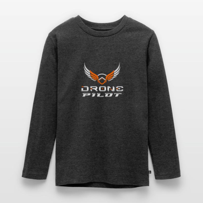 Drone Drones Drone Flight Drone Pilot Teenager Premium Organic Long Sleeve Shirt