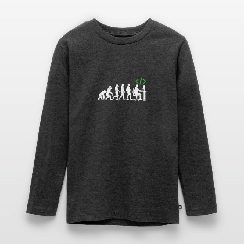 Les programmeurs codeur cadeau évolution java c ++ T-shirt manches longues Premium Ado