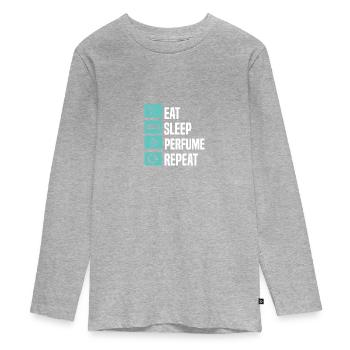 Parfüm Fragrance Perfüm Perfume Parfum Duft - T-shirt manches longues Premium Ado - gris chiné - Devant