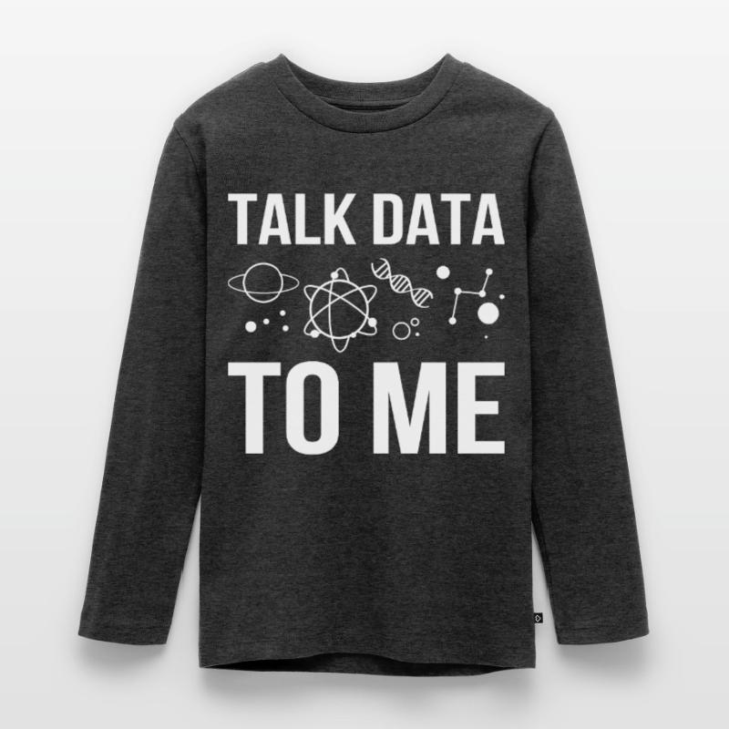 Talk Data To Me Programmierer Software Teenager Premium Bio Langarmshirt