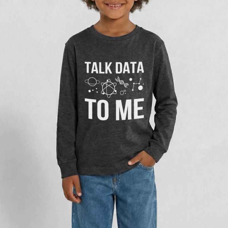 Talk Data To Me Programmierer Software Teenager Premium Bio Langarmshirt
