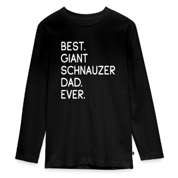 Riesenschnauzer Schnauzer géant - T-shirt manches longues Premium Ado - noir - Devant - AI Model Kid Female (0cm)