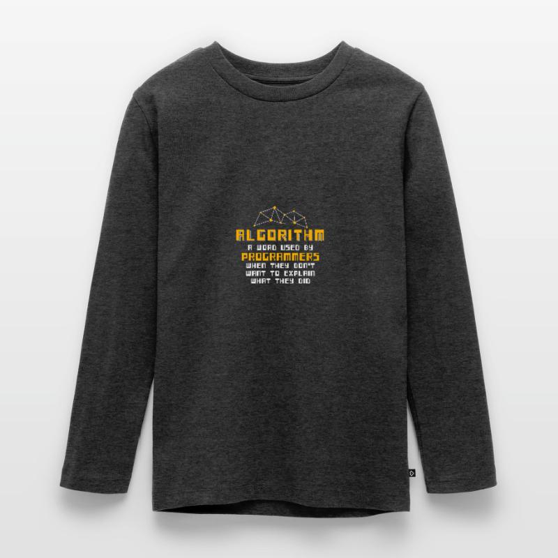 Algorithm Definition Programmers Nerd Machine Teenager Premium Bio Langarmshirt