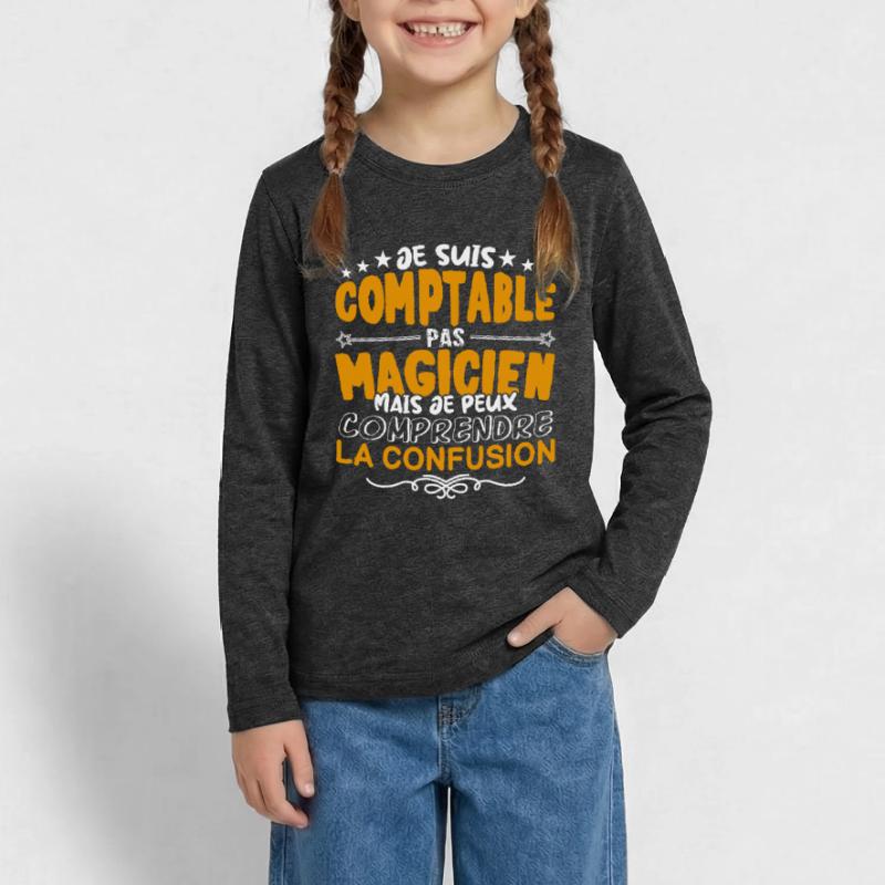 Comptable | Comptable pas Magicien | Meilleur Comp T-shirt manches longues Premium Ado