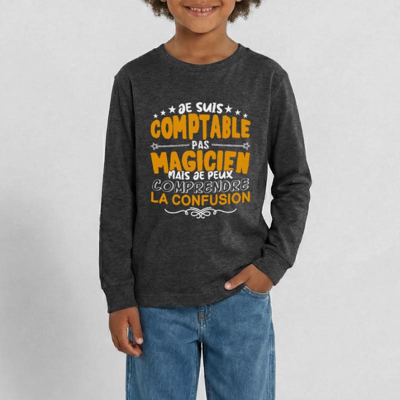 Comptable | Comptable pas Magicien | Meilleur Comp T-shirt manches longues Premium Ado