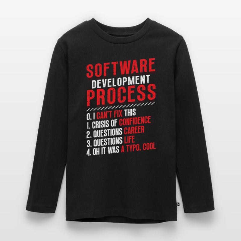 Software development process, programming Teenager Premium Organic Long Sleeve Shirt