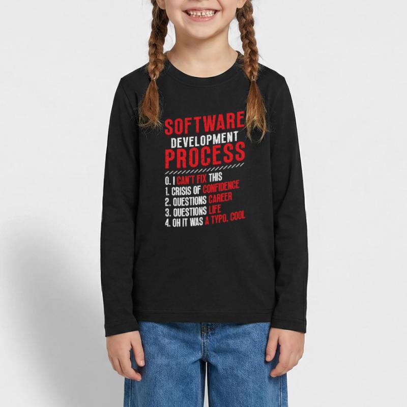 Software development process, programming Teenager Premium Organic Long Sleeve Shirt