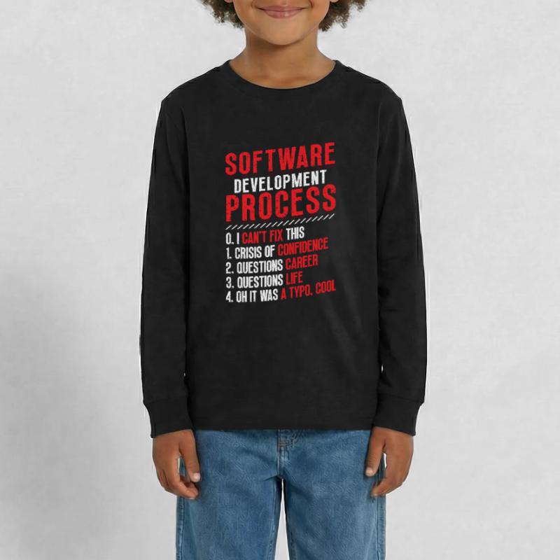Software development process, programming Teenager Premium Organic Long Sleeve Shirt