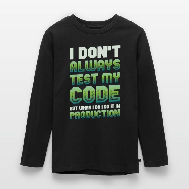 Je teste mon code en production T-shirt manches longues Premium Ado
