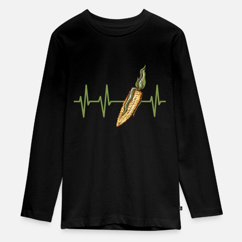 Blé - T-shirt manches longues Premium Ado - noir