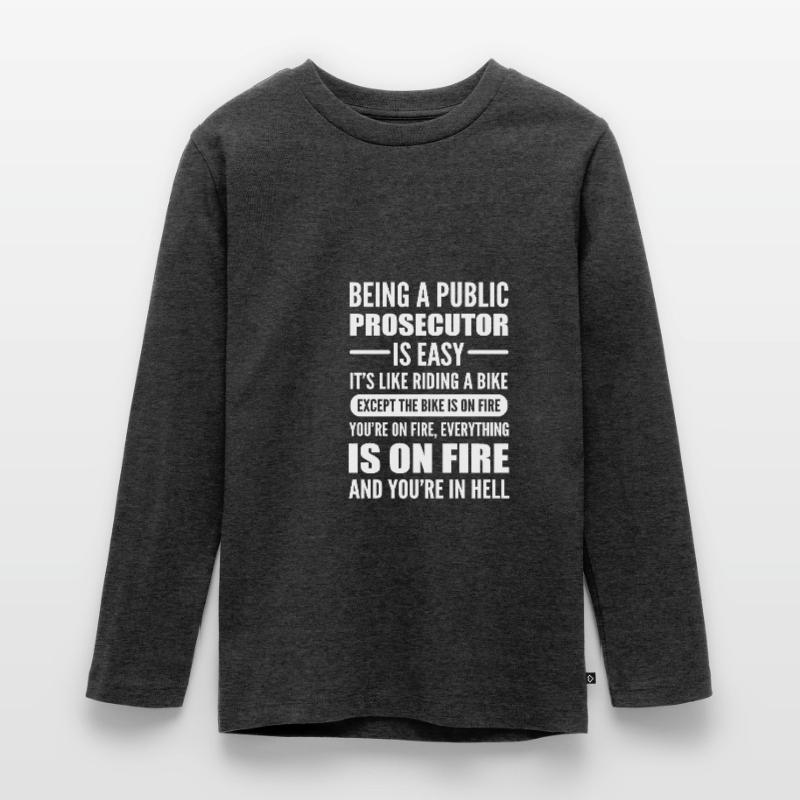 Le procureur est simplement l’avocat d’évaluation Gesche T-shirt manches longues Premium Ado