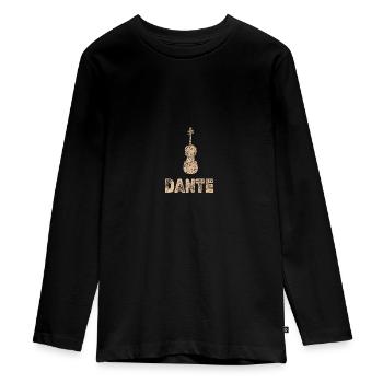 Cadeau pour Dante - T-shirt manches longues Premium Ado - noir - Devant - AI Model Kid Female (0cm)