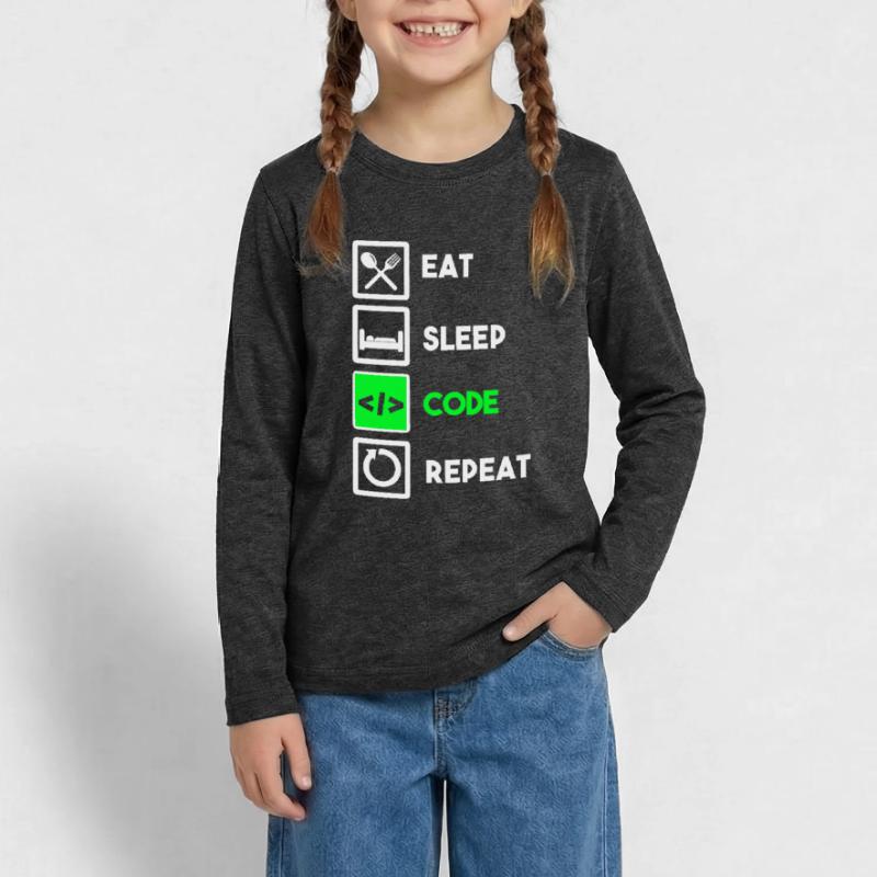 Programmeur Code Informatique Codeur Programmation T-shirt manches longues Premium Ado