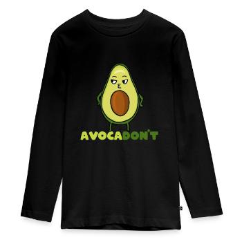 Avocat - T-shirt manches longues Premium Ado - noir - Devant - AI Model Kid Female (0cm)