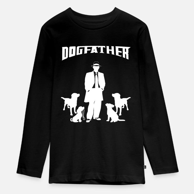 Dogfather - T-shirt manches longues Premium Ado - noir