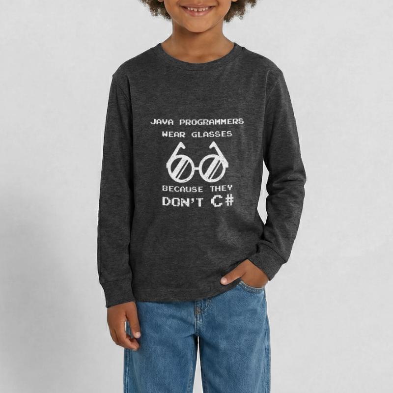 Code Encoding Coder Encoding Computer Scientist Teenager Premium Organic Long Sleeve Shirt