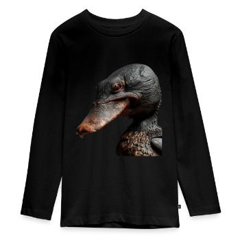 Ornithorynque - T-shirt manches longues Premium Ado - noir - Devant - AI Model Kid Female (0cm)