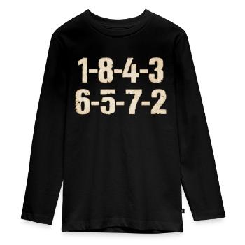 Mécanicien Atelier mécanique - T-shirt manches longues Premium Ado - noir - Devant - AI Model Kid Female (0cm)