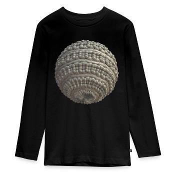 Fraktal 3D surreal cool - Teenager Premium Bio Langarmshirt - Schwarz - Vorne - AI Model Kid Female (0cm)