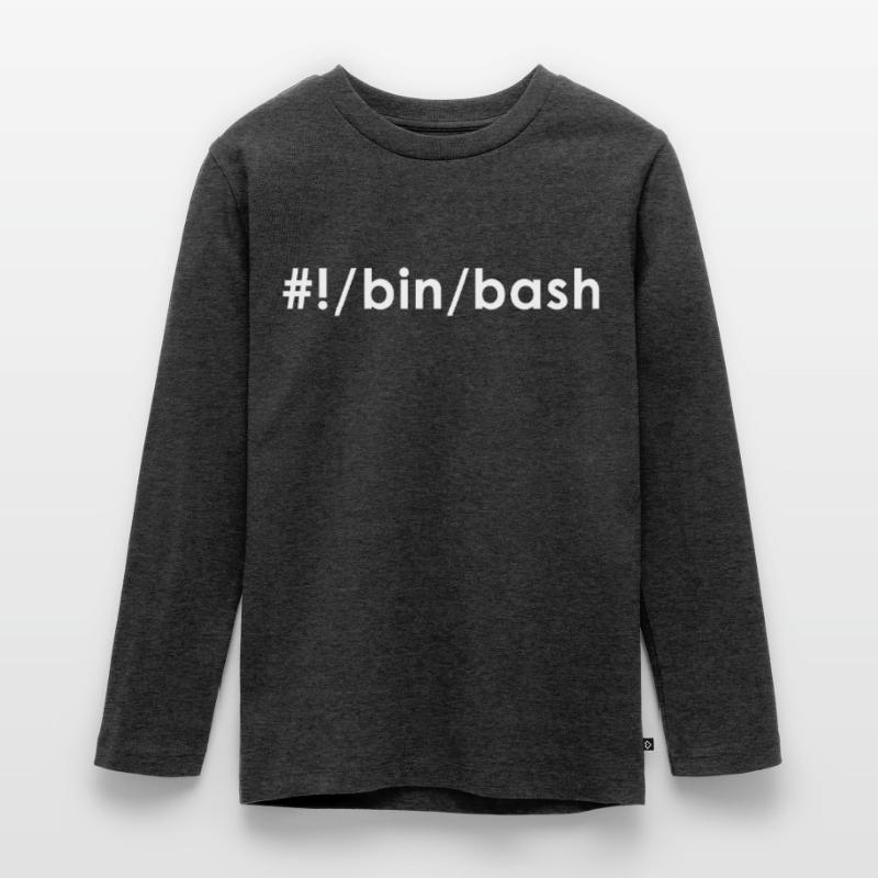 Programmeur Admin Devops Linux Bash T-shirt manches longues Premium Ado