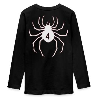 Hisoka tatoo from the brigad phantom - Teenager Premium Organic Long Sleeve Shirt - black - Back - AI Model Kid Female (0cm)