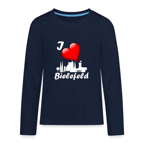 i love bielefeld - Teenager Premium Langarmshirt