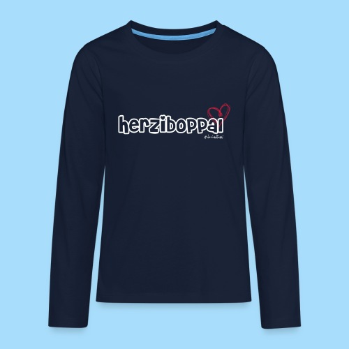 Herziboppal - Teenager Premium Langarmshirt
