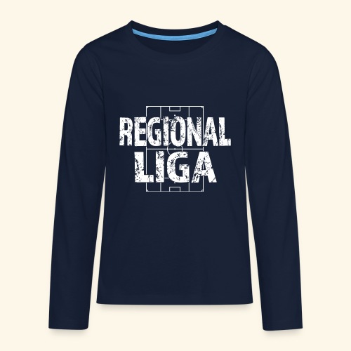 REGIONALLIGA im Fußballfeld - Teenager Premium Langarmshirt