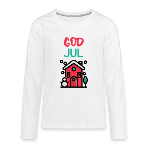 God jul - Premium langermet T-skjorte for tenåringer
