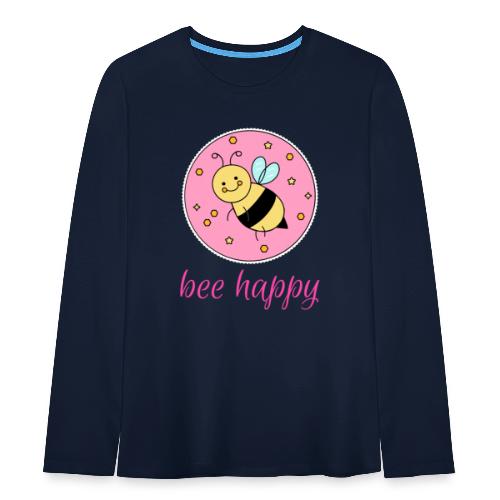 bee happy - Teenager Premium Langarmshirt