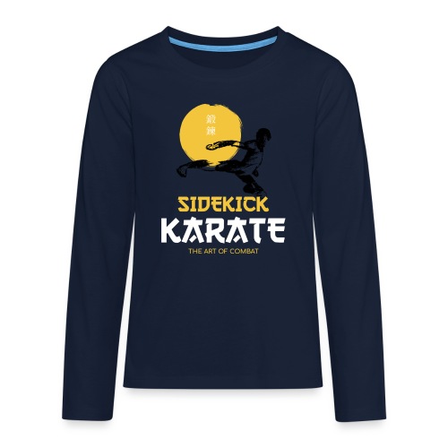 Sidekick Karate - Teenager Premium Langarmshirt